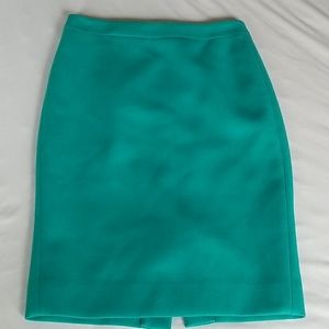 Teal J. Crew Pencil Skirt Size 2